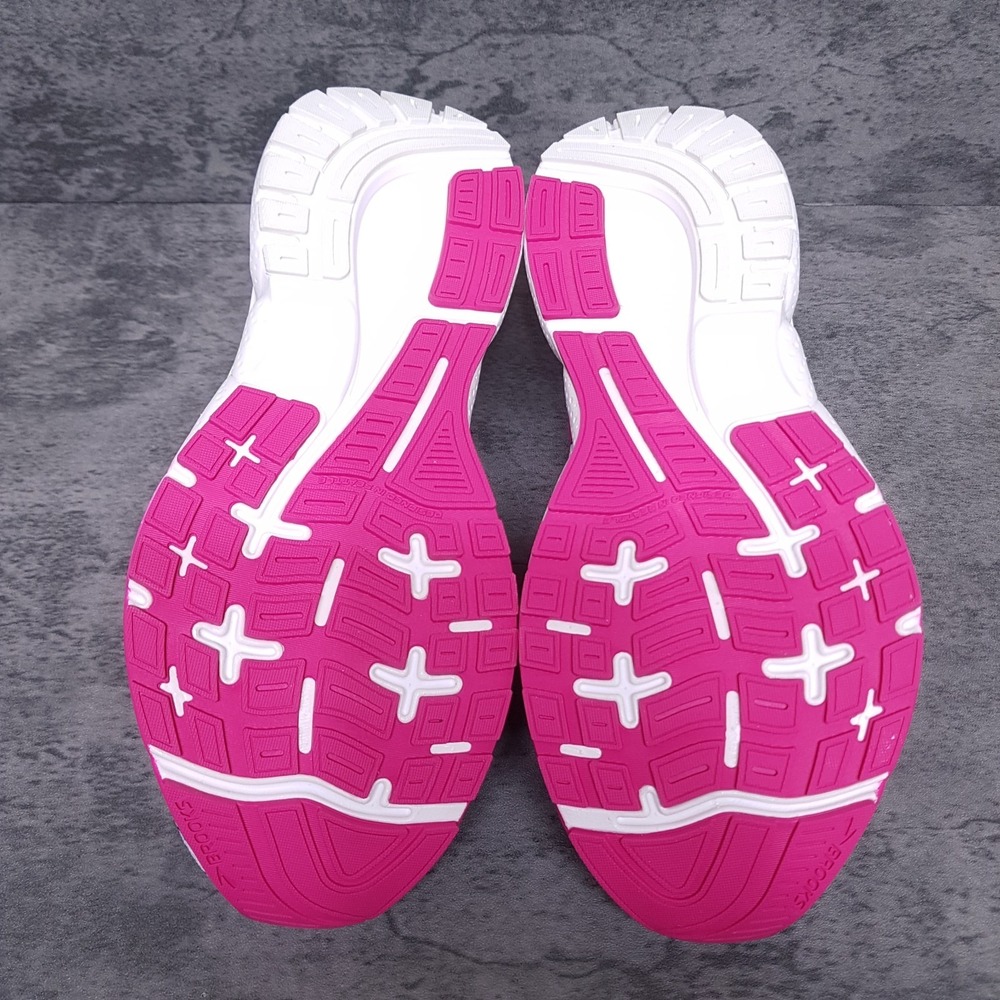 BROOKS Trace 4 Hero Medical Nurse Running Shoes Women 8.5 WIDE White Pink No Lid - Picture 5 of 7